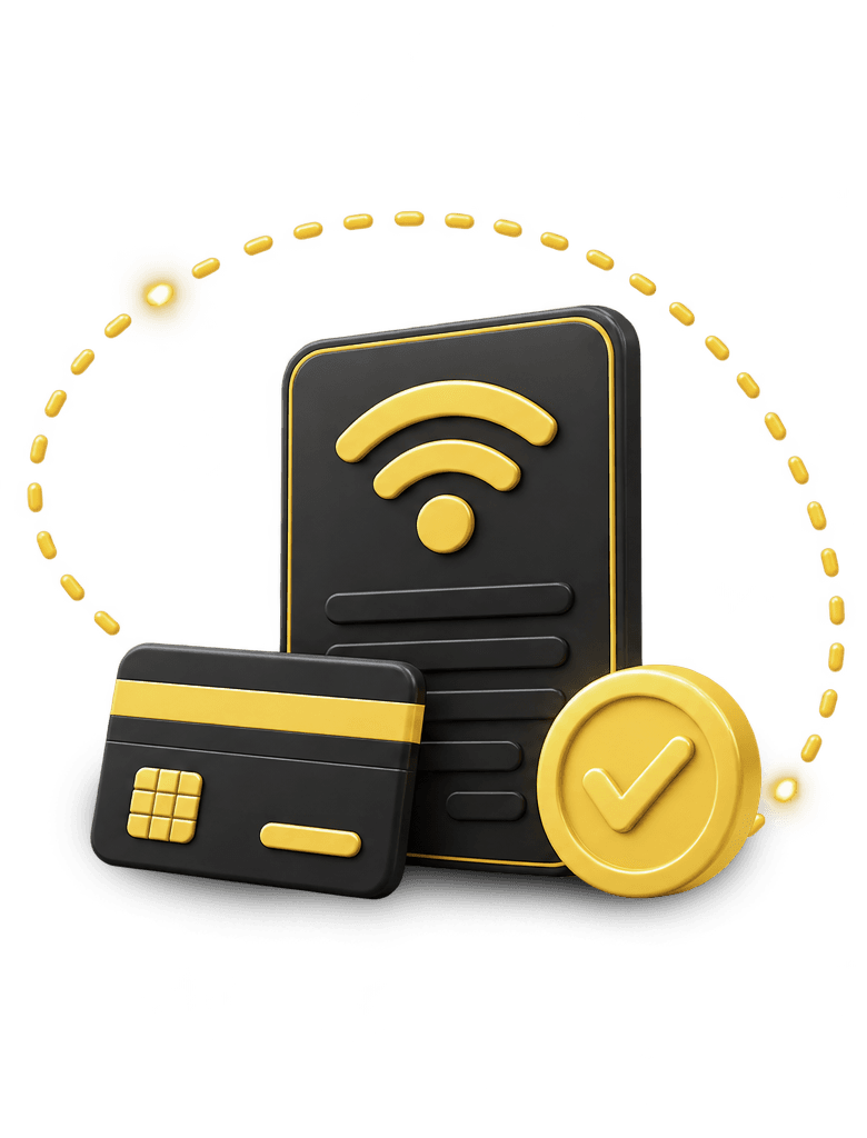 Ilustración de pago de servicios